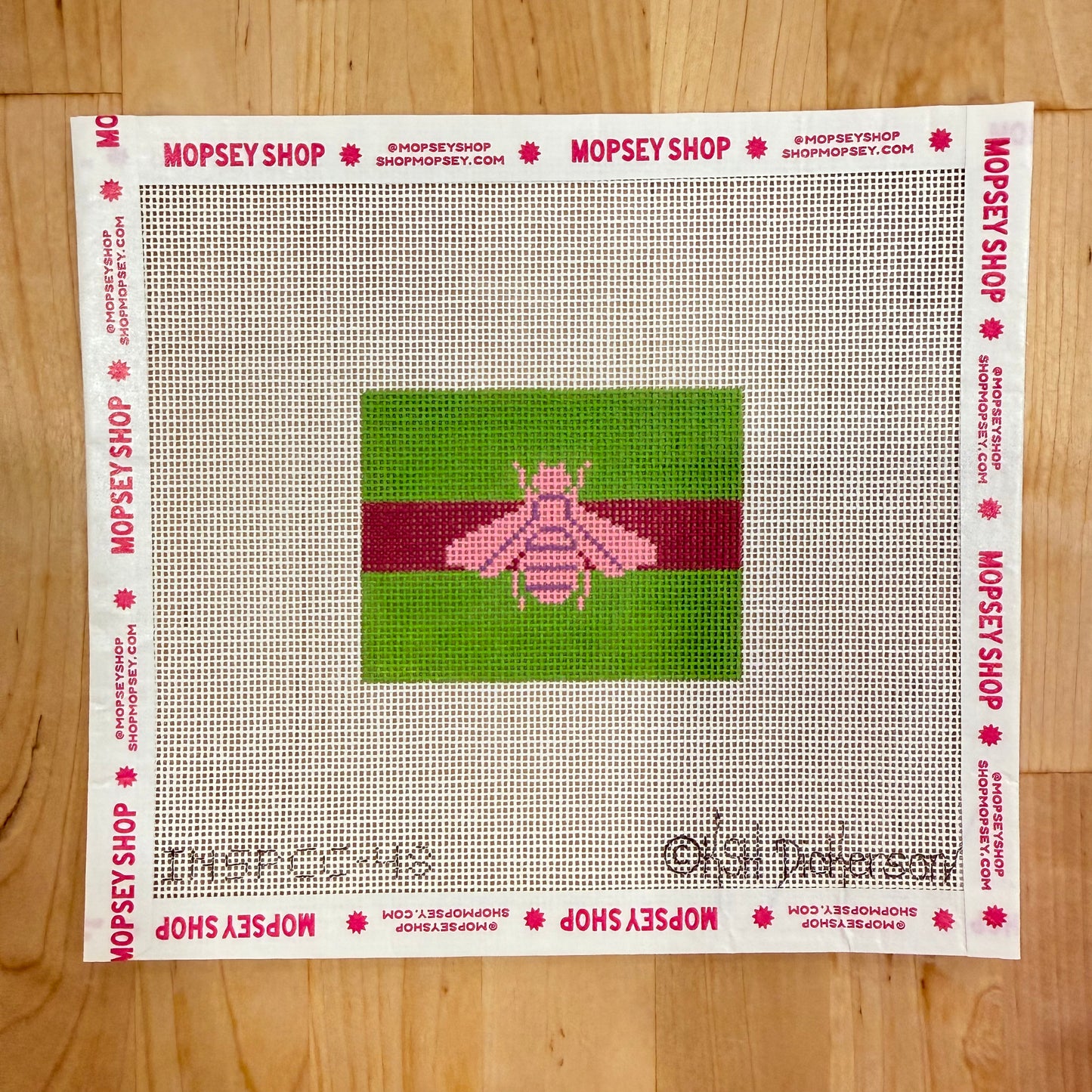Gucci Bee Insert in Pink & Green