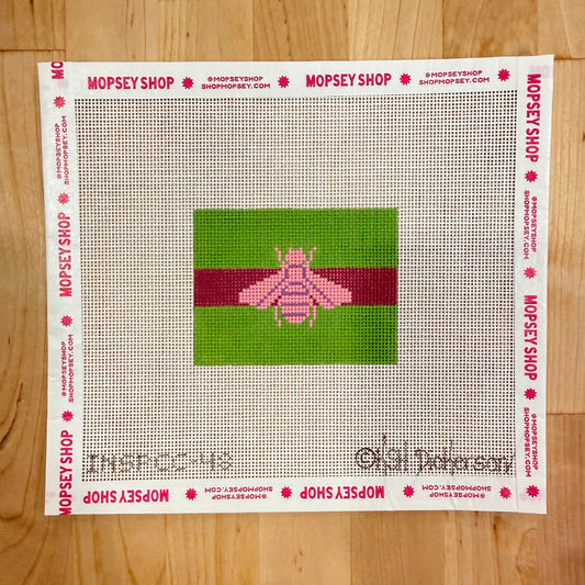 Gucci Bee Insert in Pink & Green