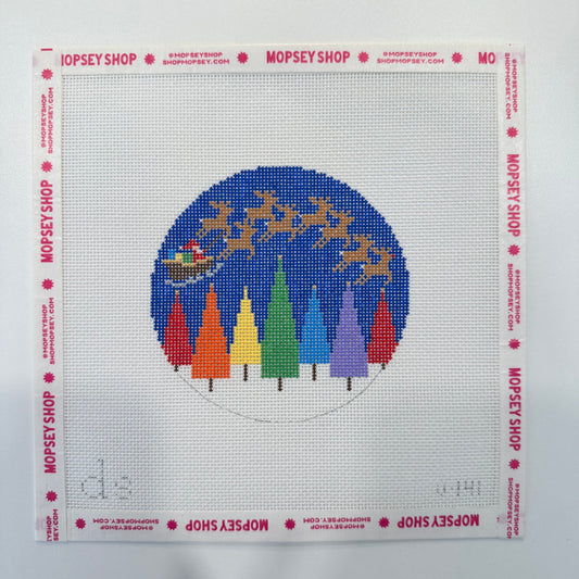 Rainbow Trees Round