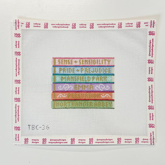 The Book Canvas: Jane Austen Book Stack