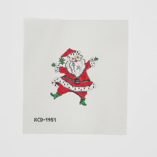 Retro Santa with Dots