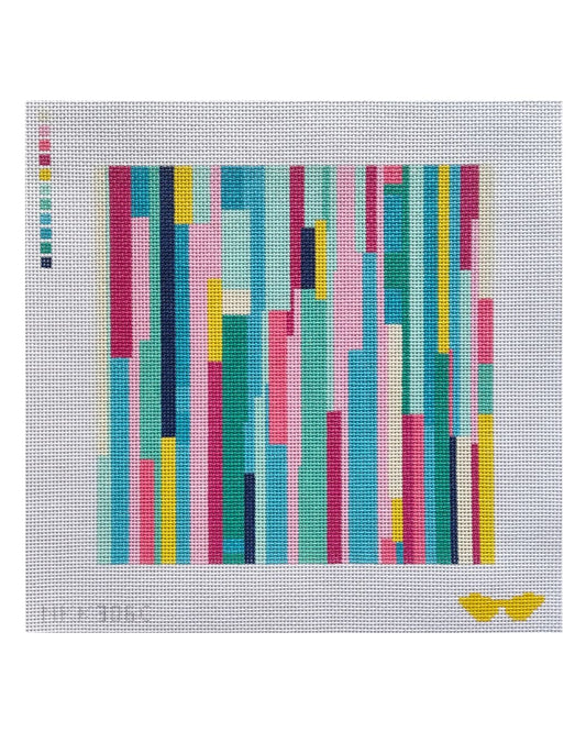Pink/ Turquoise Stripes