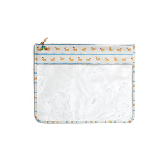 Eric Carle: Duck Stripe Leather Project Bag