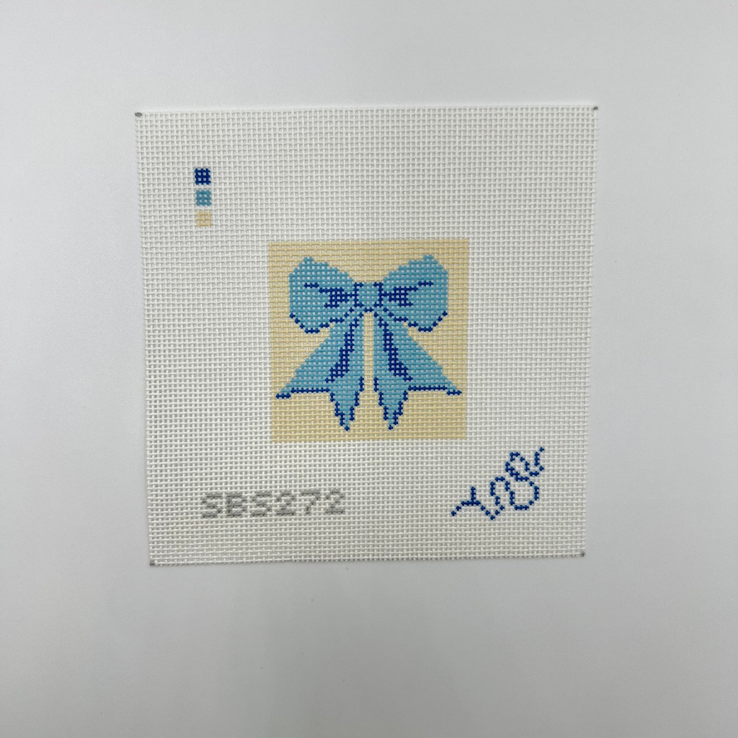 Mini Bow Blue