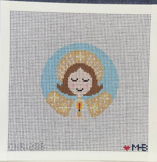 Brunette Angel Round