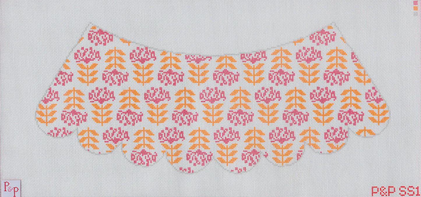 Blocked Begonia Lampshade