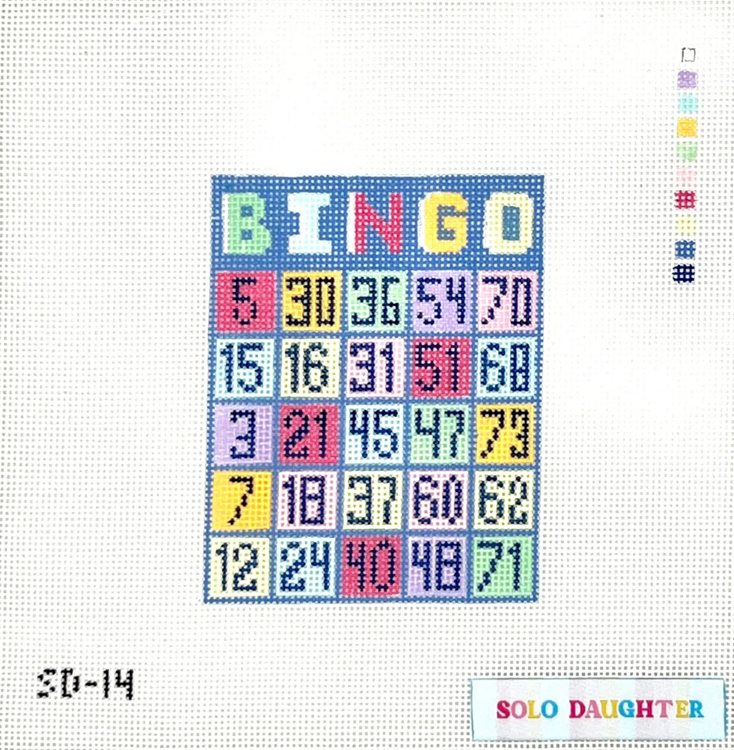 Blue Bingo Card