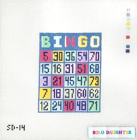 Blue Bingo Card