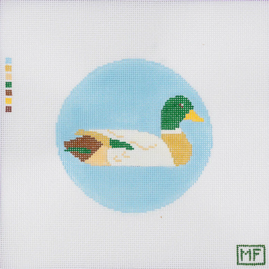 Duck Round Ornament