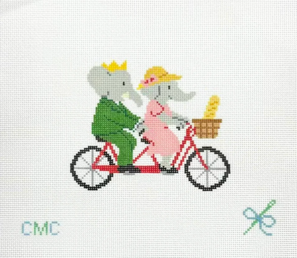 Babar & Celeste on Tandem Bike