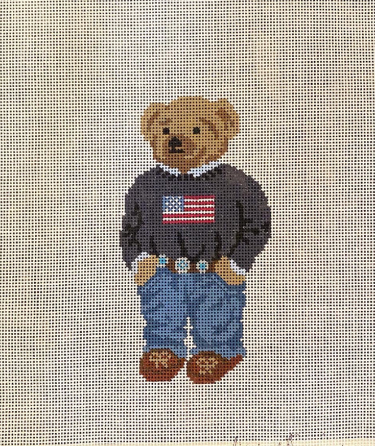 Flag Sweater Bear