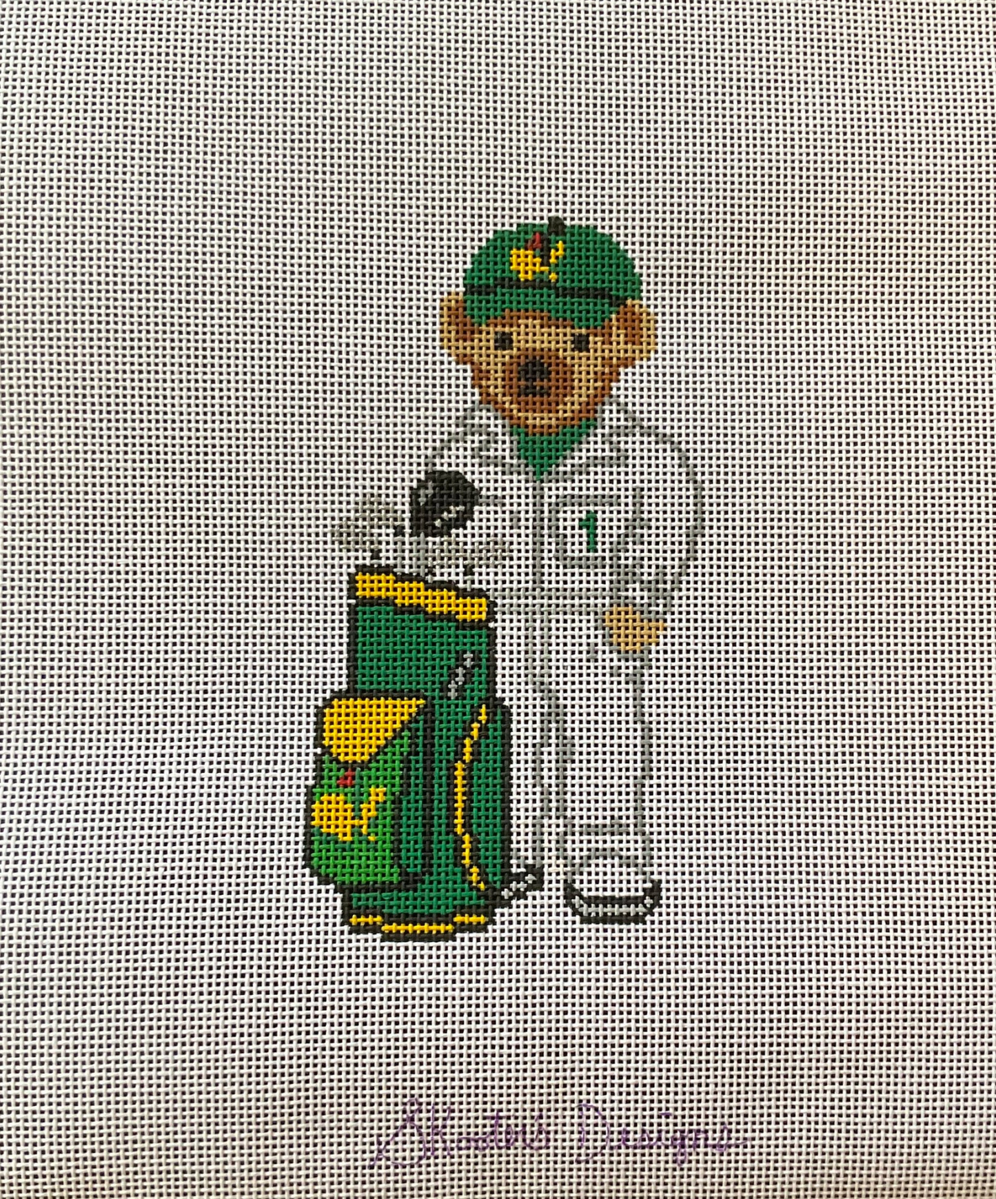 Golf Caddy Bear