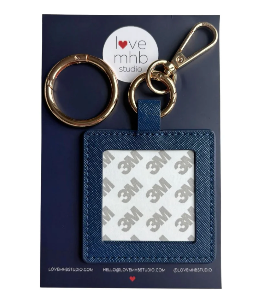 Love MHB Square Self Finishing Leather Charm