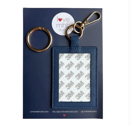 Love MHB Rectangle Self Finishing Leather Charm