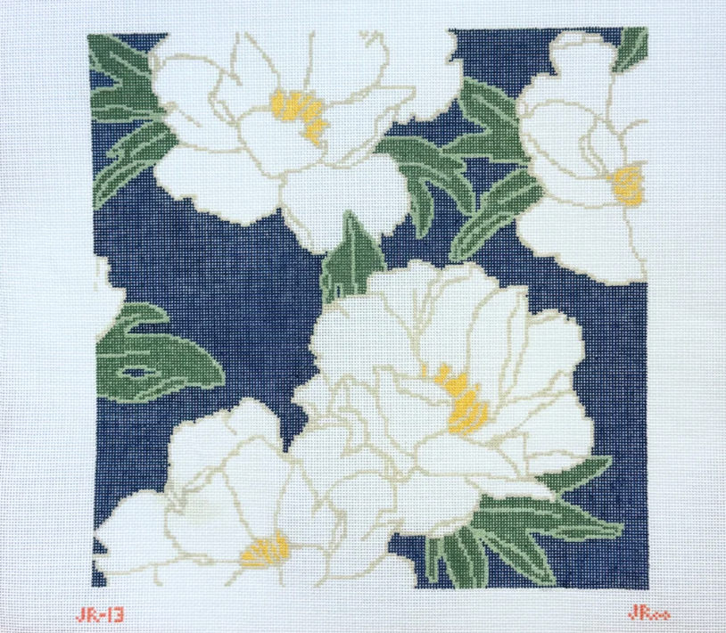 Navy Magnolias
