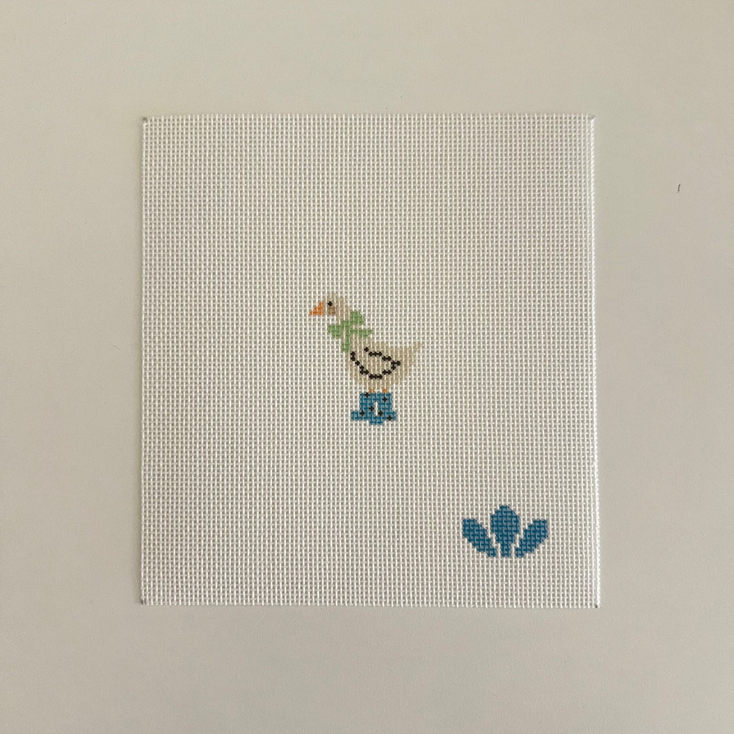 TS - Duck in Boots - A Mini Green and Blue