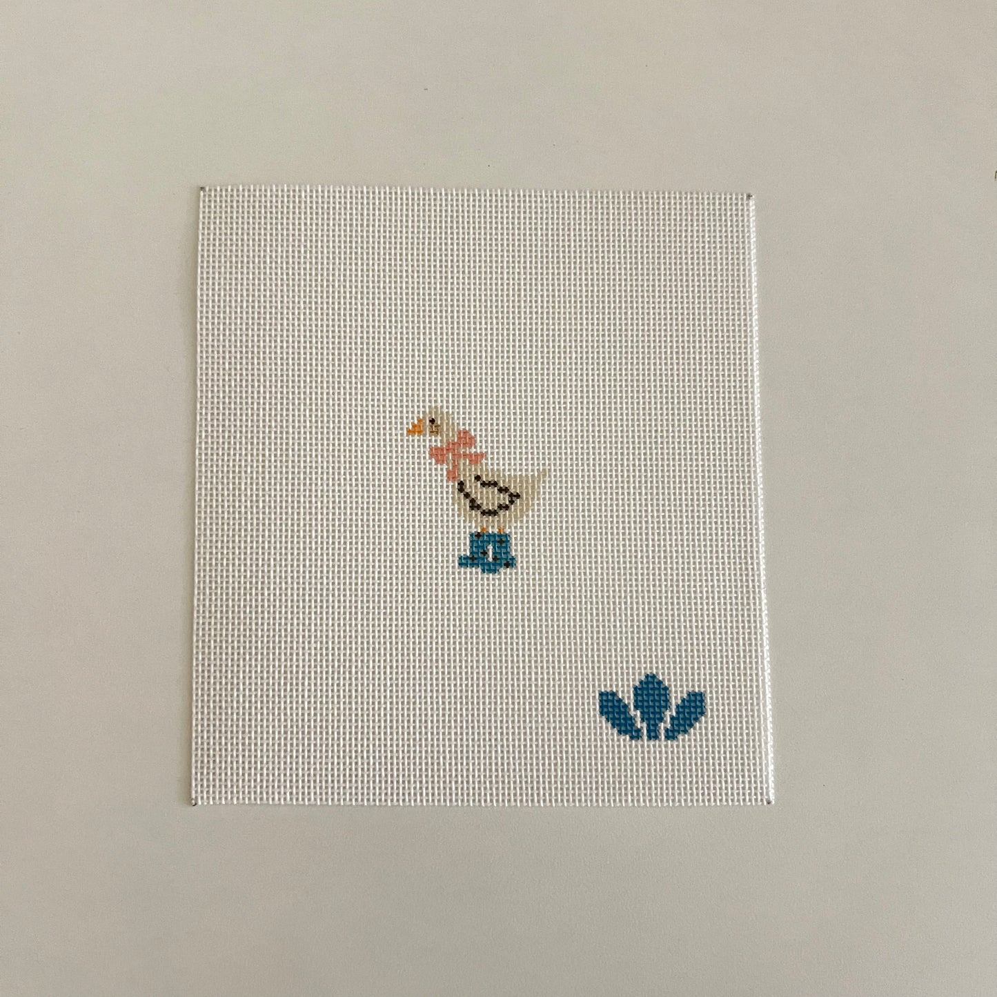 TS - Duck in Boots - A Mini Pink & Blue