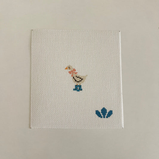 TS - Duck in Boots - A Mini Pink & Blue
