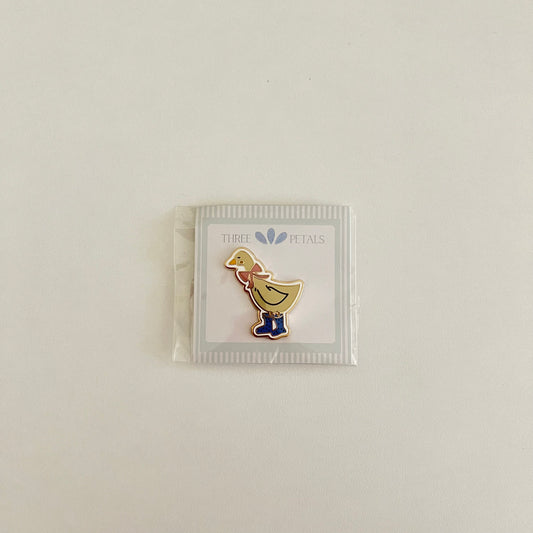 TS - Duck in rainboots - pink & blue needleminder