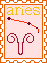 Tiff & Tide: Aries Stamp