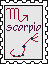 Tiff & Tide: Scorpio Stamp