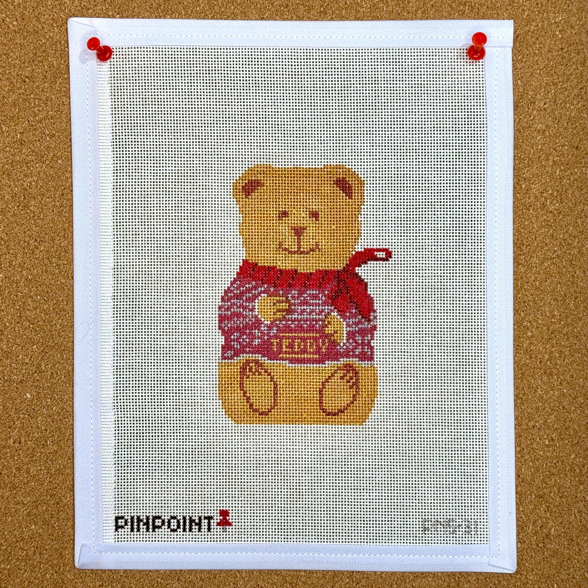 Chocolate Teddy Bear with Red Sweater