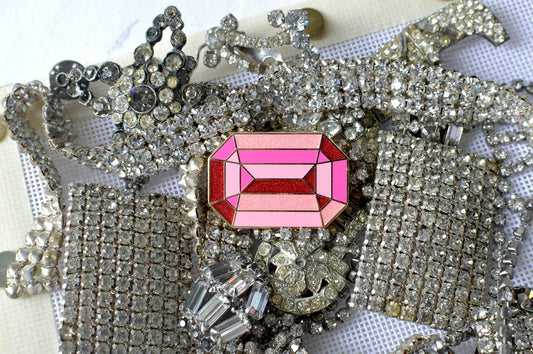 Pink Diamond Needle Minder