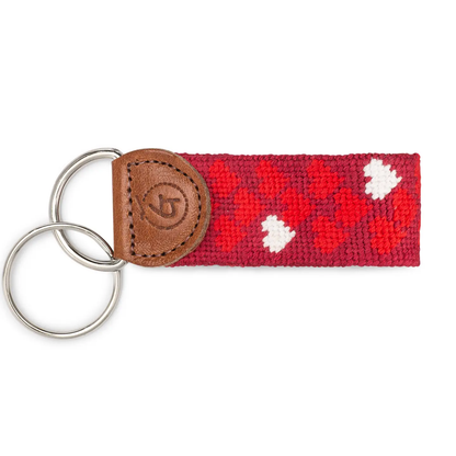 Finished Needlepoint Keychain