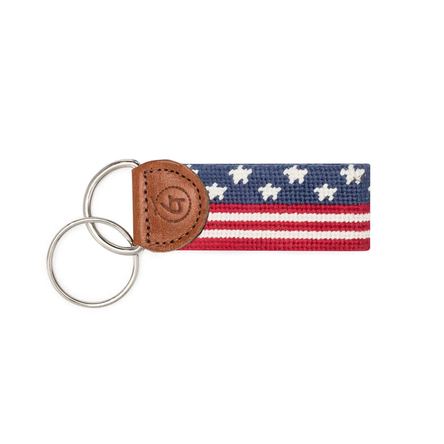Finished Needlepoint Keychain
