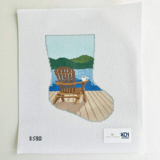 Dockside Delight Ornament Sized Stocking