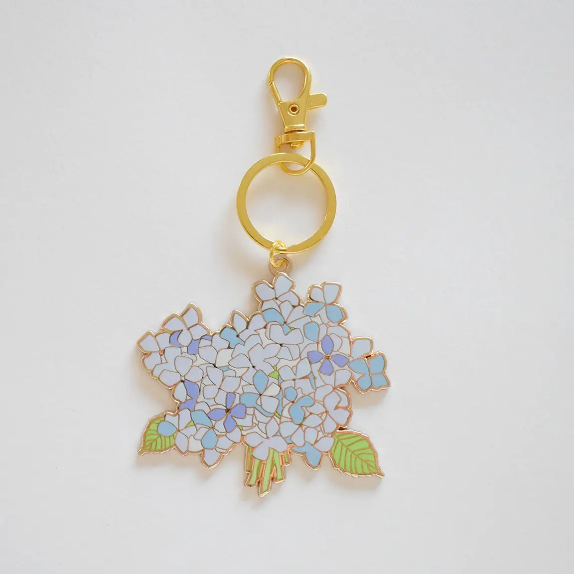 Hydrangea Bloom Bag Charm