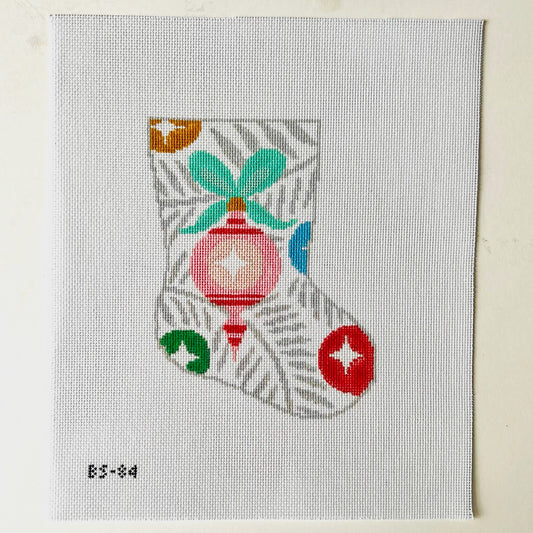 Deck the Halls Ornament Sized Stocking