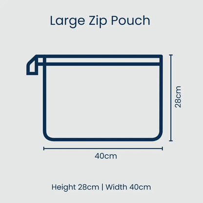 Clear Zip Pouch Bundle
