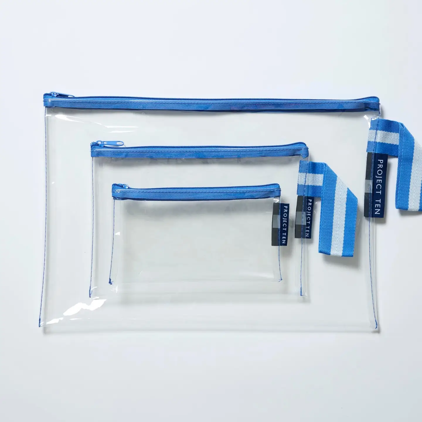 Clear Zip Pouch Bundle