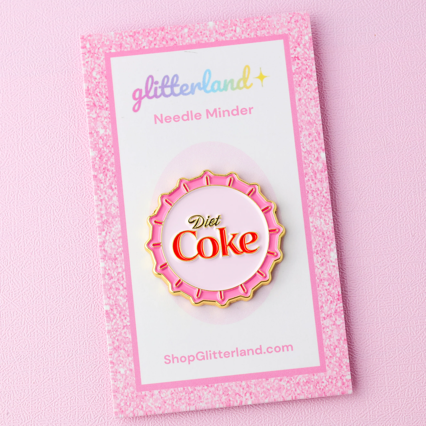 Diet Soda Bottle Cap Needle Minder