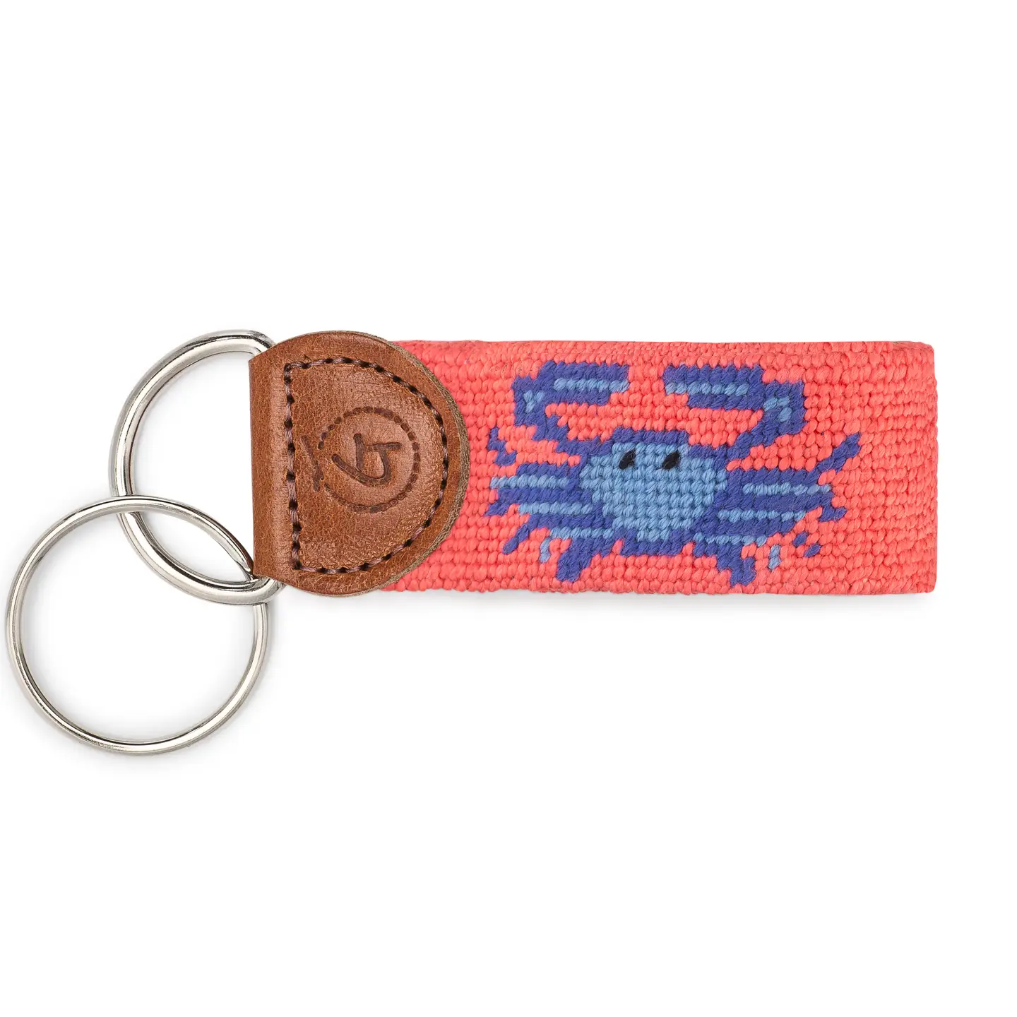 Finished Needlepoint Keychain