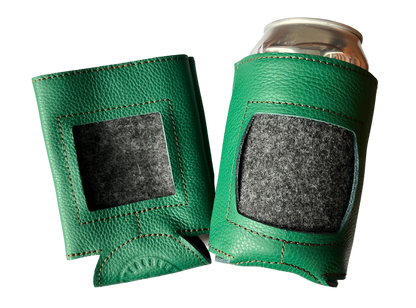 Self Finishing Leather Can Cozy