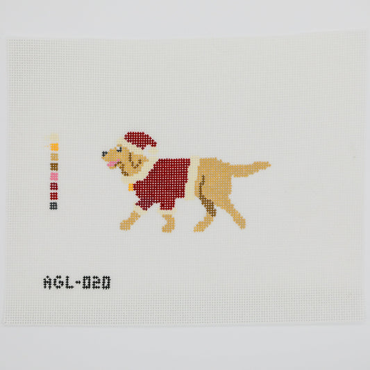 Santa Golden Retreiver
