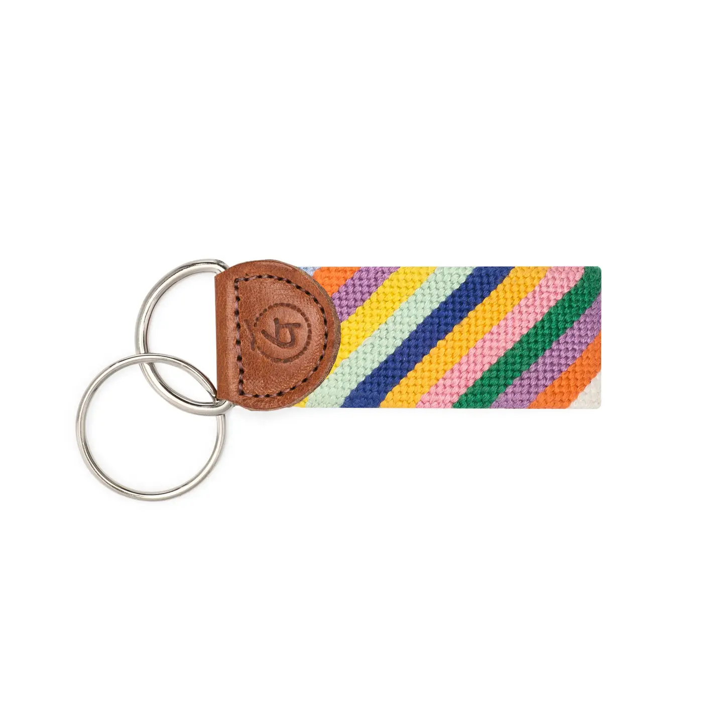 Finished Needlepoint Keychain