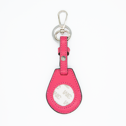 Leather Air Tag Key Fob