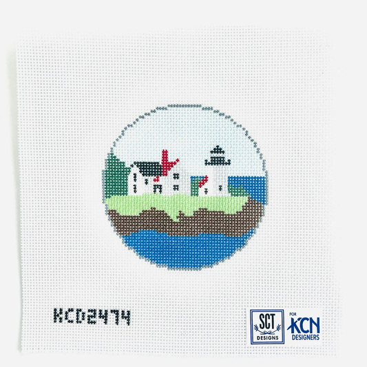 Lighthouse by the Sea Canvas