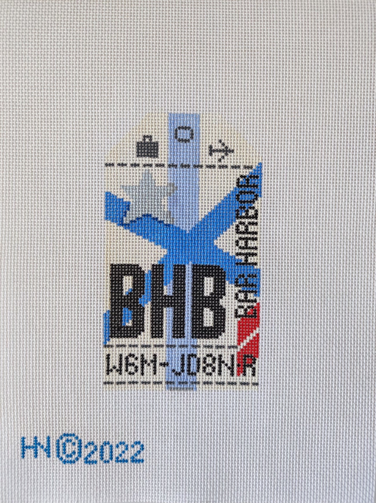 Bar Harbor Vintage Travel Tag