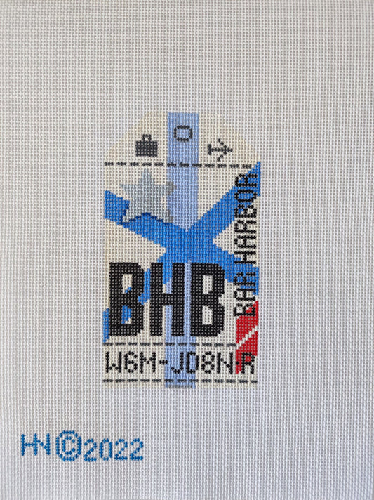 Bar Harbor Vintage Travel Tag