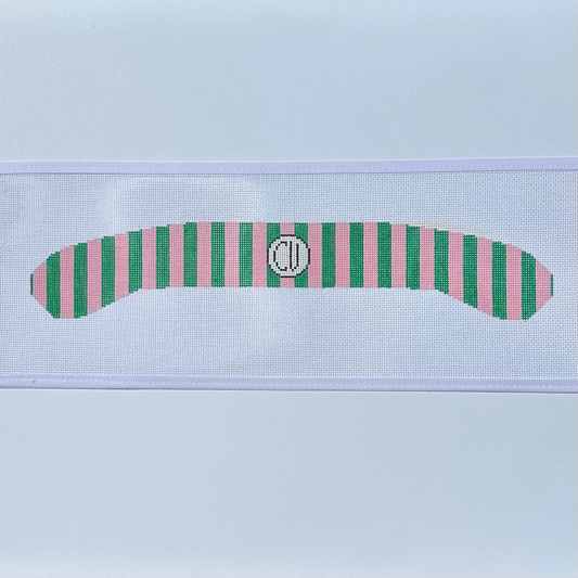 Beverly Hills Stripe Needlepoint Hanger