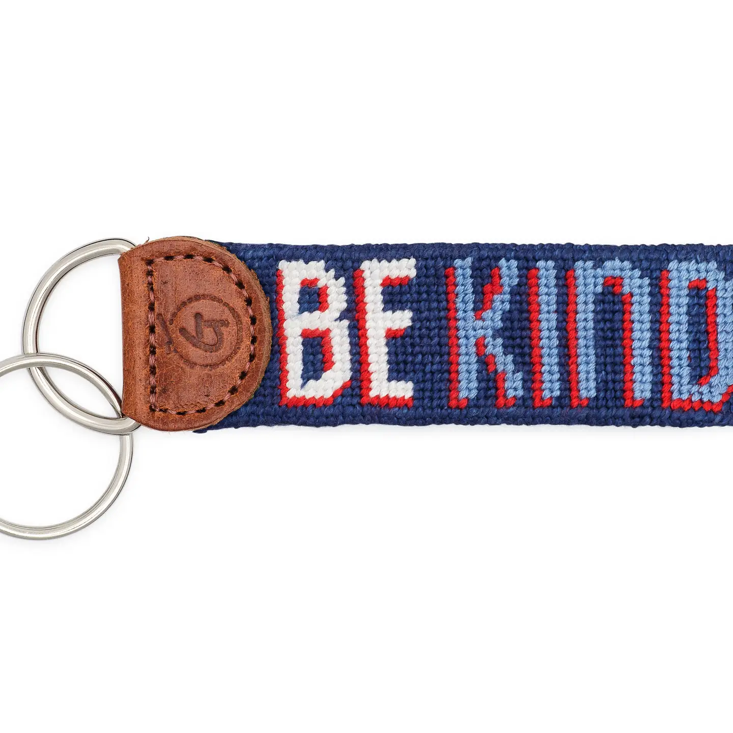 Finished Needlepoint Keychain
