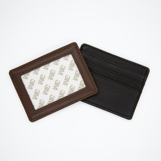 Leather Credit Card Self-Finishing Wallet