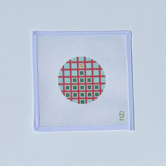 Geometric Christmas Tree Round