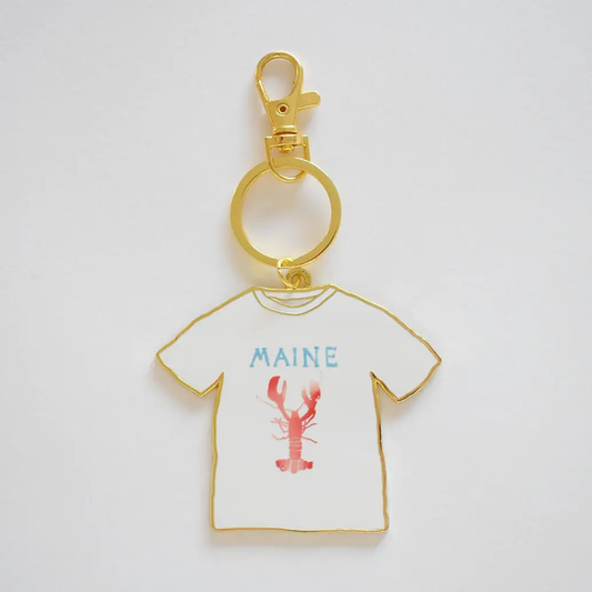 Maine Tee Bag Charm