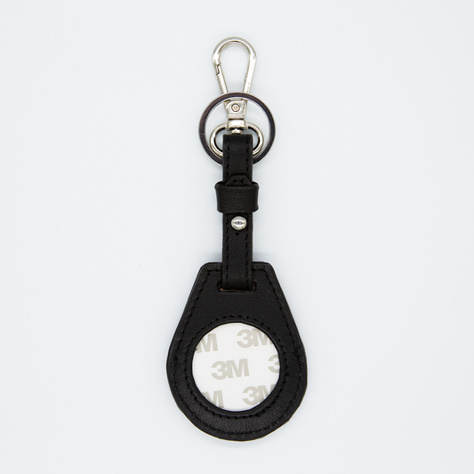 Leather Air Tag Key Fob
