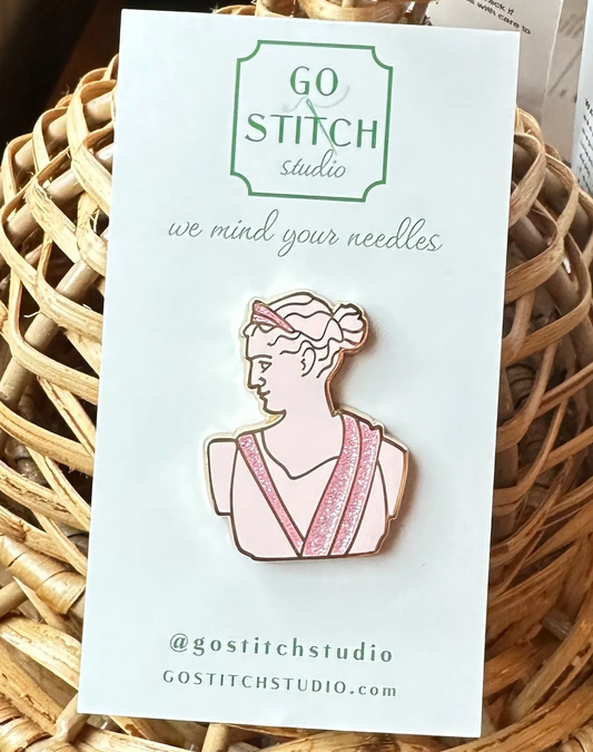 Pink Greek Goddess Needle Minder
